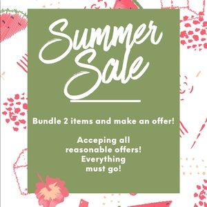 S A L E - accepting all reasonable offers!